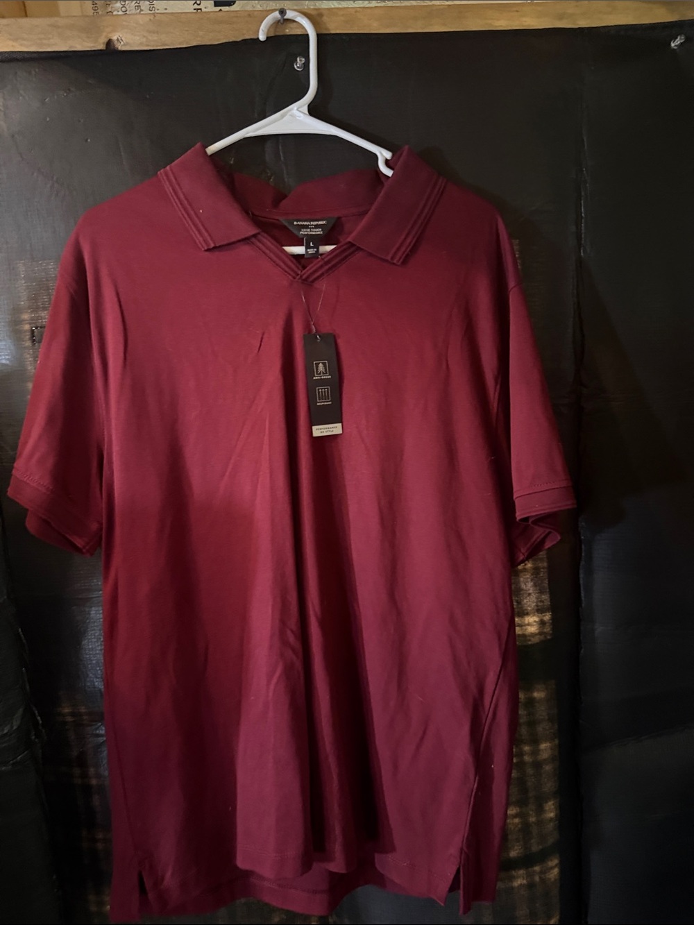Banana Republic Men's Polo in Deep Wine